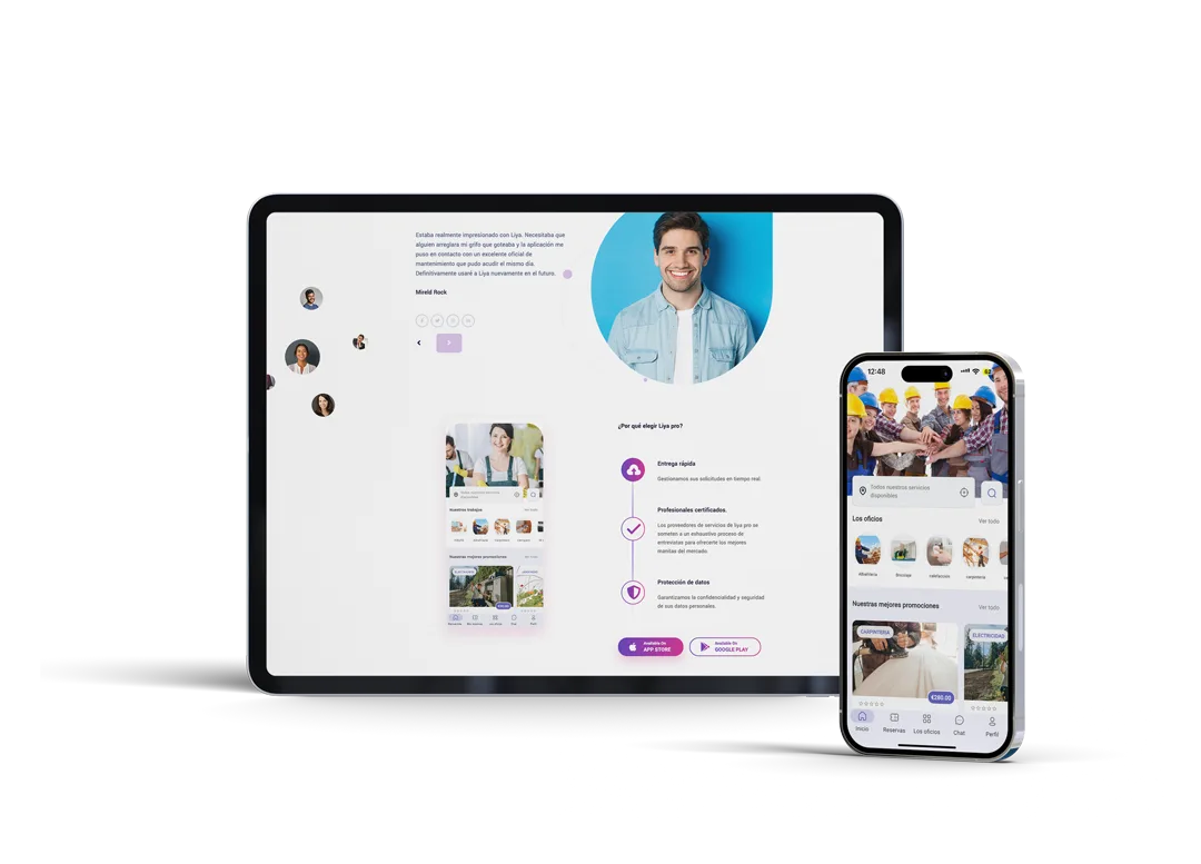 Liya Pro business application interface