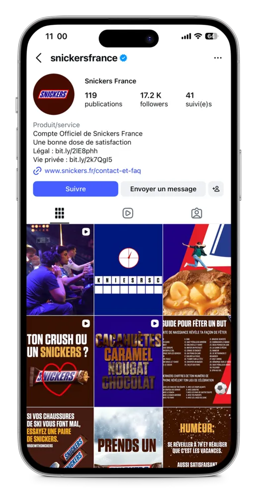 Community management for Snickers